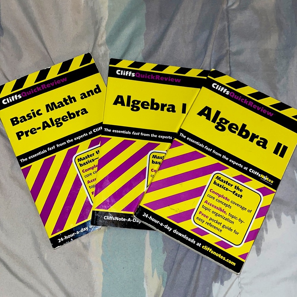 CliffsQuickReview Basic Math and Pre-Algebra, Algebra 1 & Algebra 2